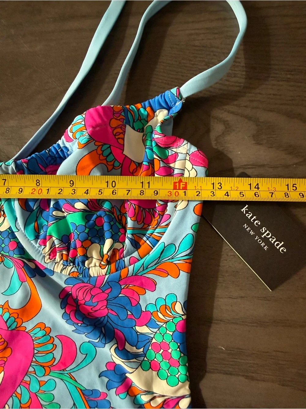Kate Spade One Piece Sea Garden Swimsuit‎ Size S